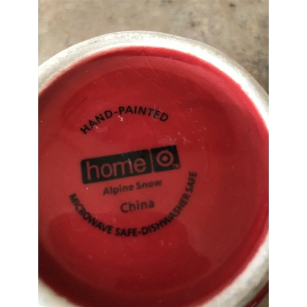 Target Red White Snowman‎ Coffee Cup Mug Tea Holiday Christmas
